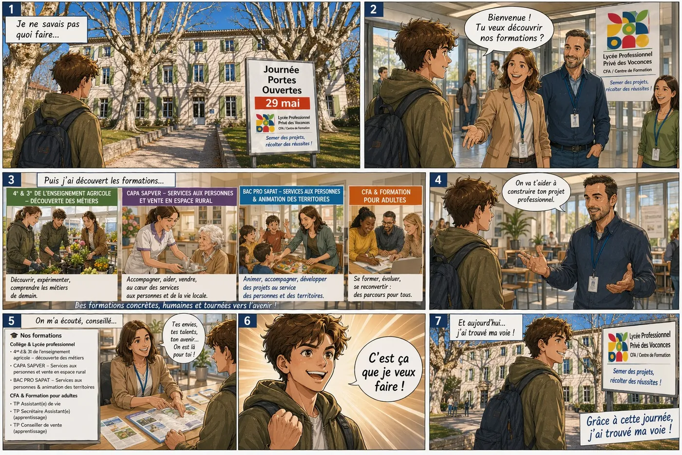 Photo 1 sur 1 : Portes ouvertes : et si une visite changeait ton avenir ?