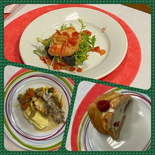 Photo 3 sur 3 : Menu de Noël par les CAPa SAPVER 1re année