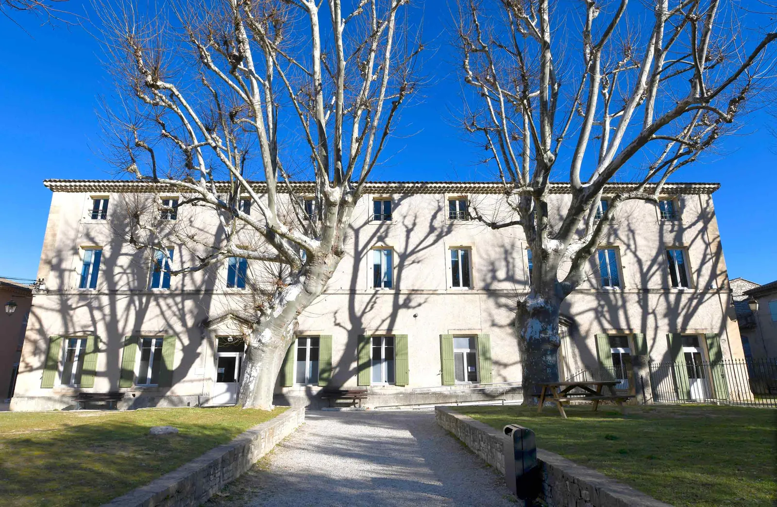Le bâtiment de l'Acaf-Msa, quai Pasteur à Vaison-la-Romaine